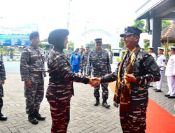 Danlantamal V Kunjungan Kerja di Lanal Yogyakarta