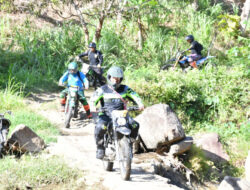 Bhaksos Dandim 0802/Ponorogo Bersama Komunitas Trail GRC