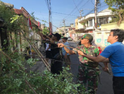 Lestarikan Budaya Gotong Royong Babinsa Kepatihan Wetan Kerja Bakti Bersama Warga Binaan