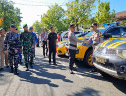 Dandim 0801/Pacitan Hadir Dalam Gelar Pasukan Operasi Kepolisian Kewilayahan Patuh Semeru Tahun 2024