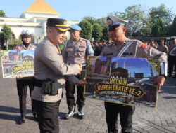 Apresiasi Kinerja Personil Polri, Kapolres Pasuruan Berikan Hadiah Umroh Gratis