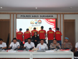 Polrestabes Surabaya Berhasil Ungkap Judol, 6 Tersangka Diamankan