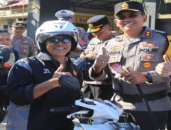 Operasi Patuh Semeru 2024, Polres Probolinggo Beri Hadiah untuk Pengendara Tertib