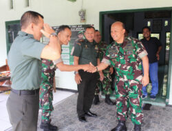 Dandim 0806/Trenggalek Tingkatkan Silaturahmi dengan Anggota Posramil 0806/Suruh