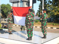 Wujud Cinta Tanah Air , Satdik – 2 Makassar Laksanakan Upacara Bendera 17-an