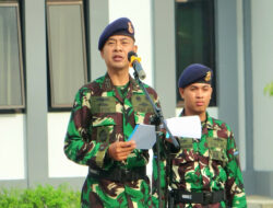 Satdik 1 Kodiklatal Tanjung Uban Laksanakan Upacara Bendera 17-an