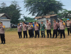 Siap Mengamankan Pengesahan Warga PSHT, Polres Pasuruan Gelar Apel Gabungan