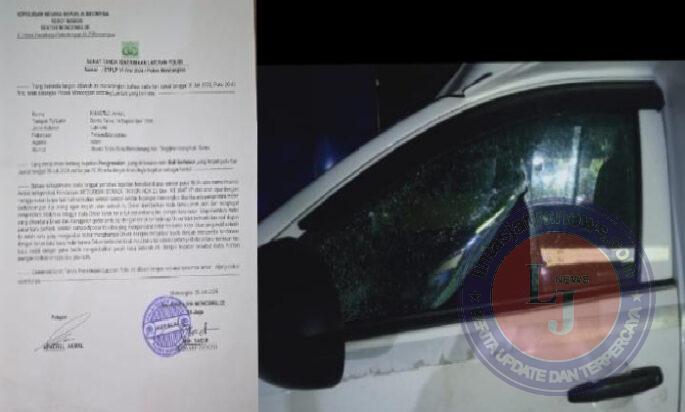 Haerul Akmal Driver Mobil Strada Meminta Polisi Tangkap Pelaku Pengrusakan Kaca Mobil di Moncongloe