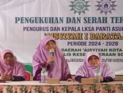 Serah Terima Jabatan Pengurus PAYP Aisyiyah 1 Baratajaya Surabaya