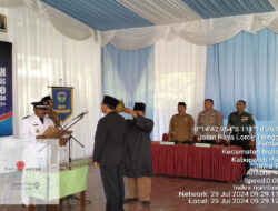 Jaga Hubungan Baik, Bati Tuud Koramil 0801/07 Ngadirojo Hadiri Pelantikan Perangkat Desa