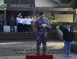 Tanamkan Jiwa Kepemimpinan Berkarakter, Danlanal Cilacap Buka LDDK SMK Wiworotomo