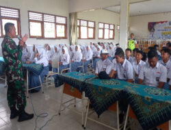 Sasaran Non Fisik, TMMD ke 121 Desa Selur Sajikan Materi Wasbang dan Ketahanan Nasional Kepada Siswa SMAN 1 Ngrayun