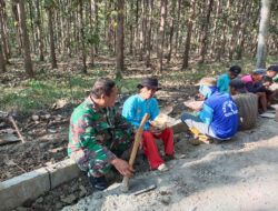 Sarapan Pagi, Menjadi Penyemangat Warga yang Tergabung dalam TMMD Ke 121 Kodim Ngawi