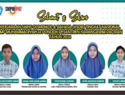 Lima Siswa SMPM Jipat Karangasem Paciran Juara KSOB Tingkat Nasional