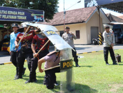 Jelang Pilkada 2024 Polres Mojokerto Kota Tingkatkan Kemampuan Dalmas