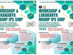 MGMP IPS SMPN Lamongan Gelar Workshop Rancang Pembelajaran Berbasis Kebutuhan Siswa