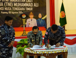 Lanal Ende Akan Dibangun, Dankodiklatal Dampingi Kasal Silaturahmi Kepada Pj. Gubernur NTT