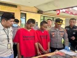 Polisi Amankan Dua Tersangka Jambret Sasar Emak-emak di Area Parkir Mall Surabaya