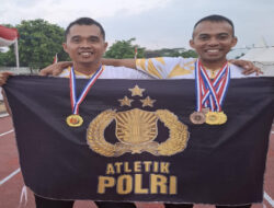 Dua Atlet Polres Jember Menangkan Kejurnas Salatiga Masters Athletic Championship 2024