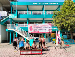 Dalam Rangka Memperingati HUT RI ke-79 SMP Al Amin JUARA Adakan Upacara Hari Pramuka Dan Pembukaan Class Meeting