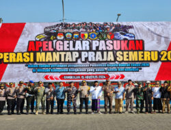 Lanal Batuporon Ikuti Apel Gelar Pasukan Operasi Mantap Praja Semeru 2024