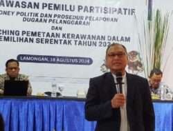 Waket PCM Paciran Sampaikan Materi Pencegahan Money Politic di Bawaslu Lamongan