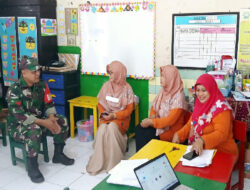 Peduli Pendidikan, Babinsa Kratonan Ajak Kepala Sekolah dan Para Guru TK Aisyiyyah Tingkatkan Koordinasi