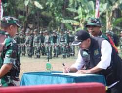 Dandim Ngawi Resmi Serahkan Hasil TMMD Ke 121 Kepada Bupati Ngawi