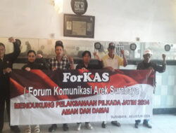 Forum Silaturahmi Akbar Arek-Arek Suroboyo (FORKAS) Mendukung Pelaksanaan Pilkada Aman dan Damai