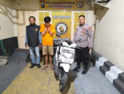 Polsek Cerme Ringkus Maling Motor Beraksi di Rumah Kos Banjarsari kurang dari 24 jam