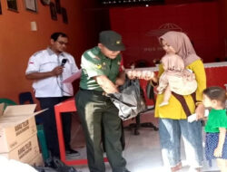 Babinsa Koramil Gesi Turun Tangan, Bantu Salurkan Bantuan Sosial Bast Stunting Untuk Anak Bangsa