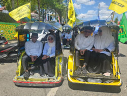 Naik Bemor dan Ojek, SUKSES Tampil Sederhana ke KPU