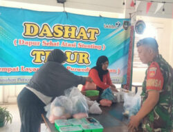 Peran Aktif Babinsa Purwodiningratan Dampingi Program Dapur Sehat Atasi Stunting