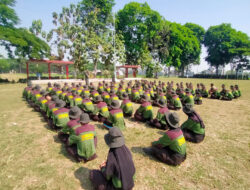 Koramil Karangmalang Latih Ketarunaan Siswa SMK Binawiyata, Bangun Generasi Tangguh dan Berkarakter