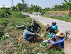 Babinsa Teras Terus Motivasi Petani Terkait Swasembada Pangan