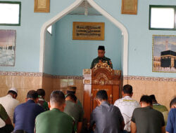 Anggota Kodim Ngawi Rutin Laksanakan Kegiatan Ibadah di Masjid Sudirman