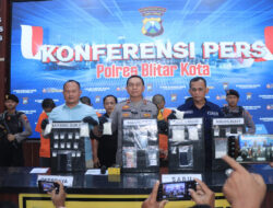 Polres Blitar Kota Berhasil Ungkap Kasus Narkoba, Ribuan Butir Okerbaya dan Tersangka Diamankan