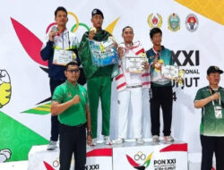 Atlet Taekwondo Polda Jawa Timur Raih Medali Emas di PON XII