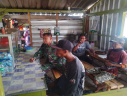 Warung Kopi Salah Satu Tempat Komsos Babinsa Dengan Warga