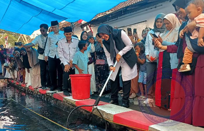 Gebyar Panen Ikan Bareng Bu Ipuk