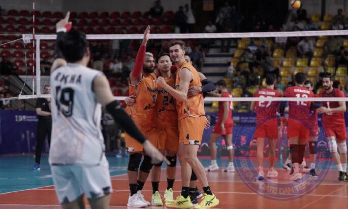 Tim Voli Bhayangkara Presisi Juara 3 AVC Men’s Club Championship 2024 di Iran