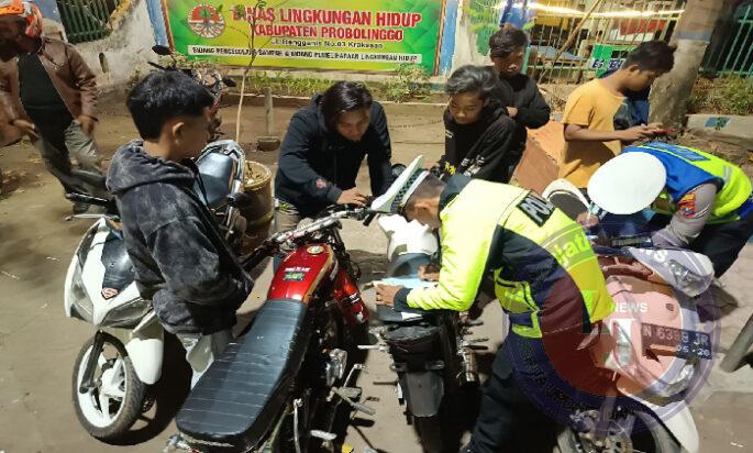 Polres Probolinggo Tingkatkan Patroli Cipta Kondisi, Puluhan Motor Protolan Diamankan