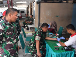 PMI Apresiasi Donor Darah HUT ke 79 TNI Yang Digelar Kodim 0802/Ponorogo