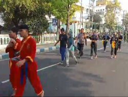 Cooling System Jelang Pilkada, Polisi Ajak Latihan Bersama Paguyuban Pencak Silat