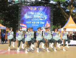 Semarak HUT ke-79 TNI: Generasi Muda Trenggalek Tunjukkan Kreasi Disiplin di Lomba Baris Berbaris