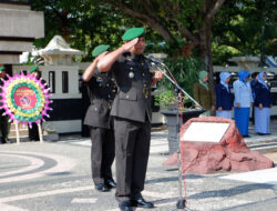 Menjelang HUT TNI ke 79,Dandim 0801/Pacitan Pimpin Upacara Ziarah