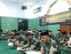 Dandim Boyolali Pimpin Doa Bersama Dalam Rangka HUT ke 79 TNI