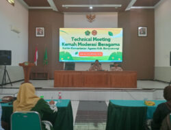 Technical Meeting Kemah Moderasi Beragama (Monara) II Kemenag Banyuwangi Sukses Dilaksanakan