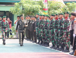 Dandim : TNI sebagai Pilar Pertahanan Negara Harus Mampu Menghadapi Tantangan Tugas Kedepan