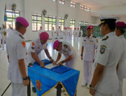 Dua Petarung Marinir Laksanakan Sertijab Komandan Sepaif dan Komandan Setaif Kodikmar Kodiklatal